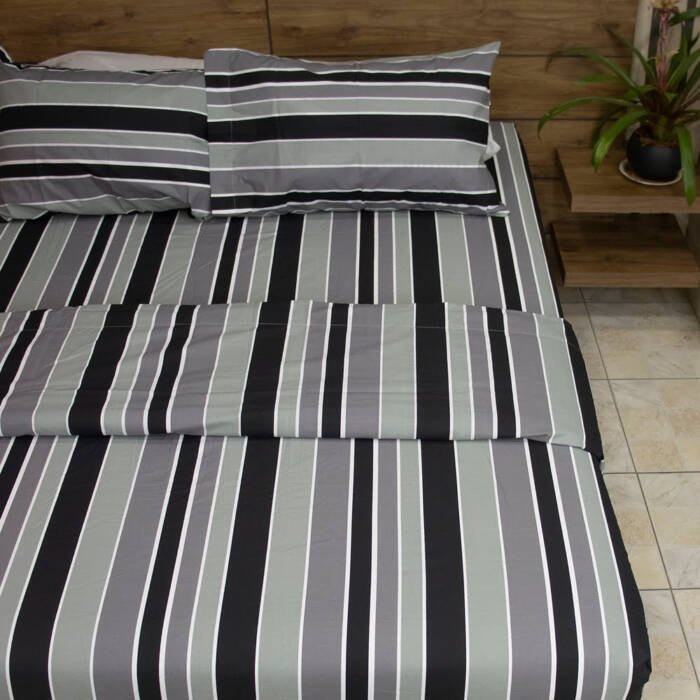 JUEGO DE SABANAS BLACK LINE 144 2
