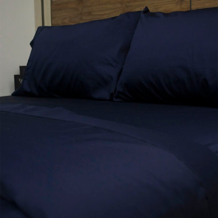 JUEGO SÁBANA AMASIAS 250 HILOS – DARK BLUE1