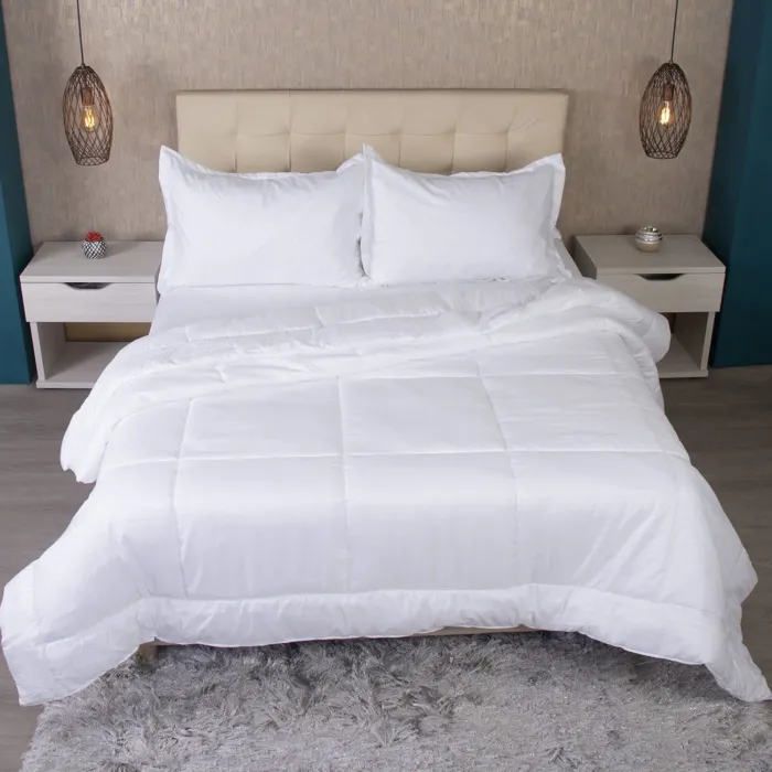 plumon hotelero blanco doble