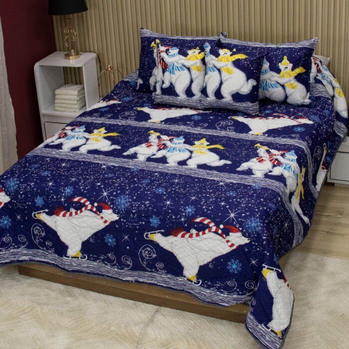 Cubrecama_polar_azul