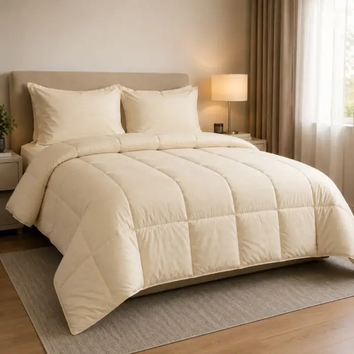 Plumón Jana Beige unicolor
