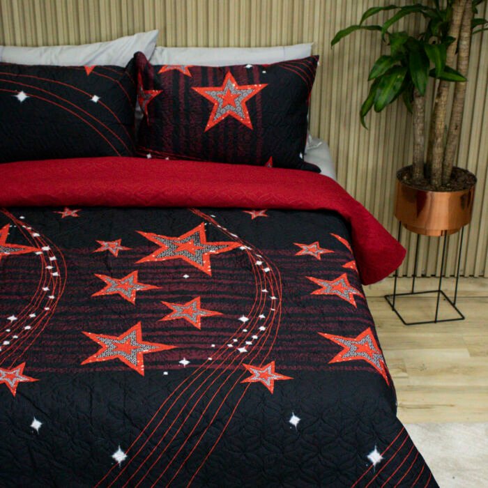 Sobrecama Becorat Estrella Roja