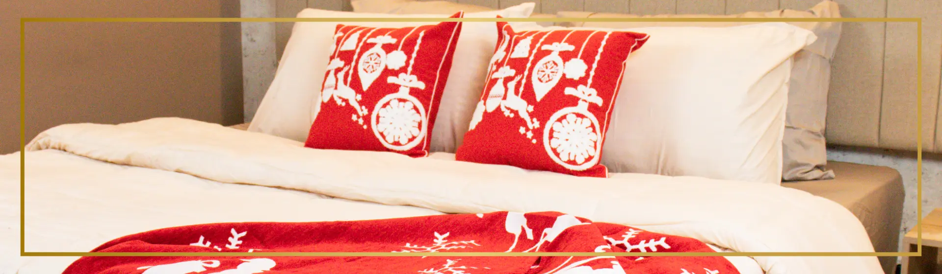 tendidos navidenos para cama