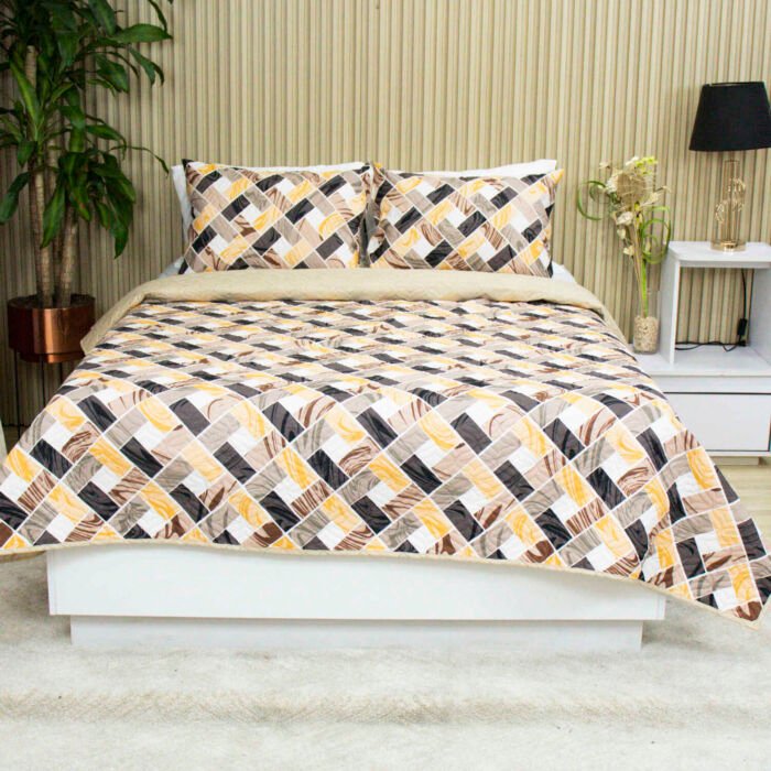 Sobrecama Becorat Rombo Marron