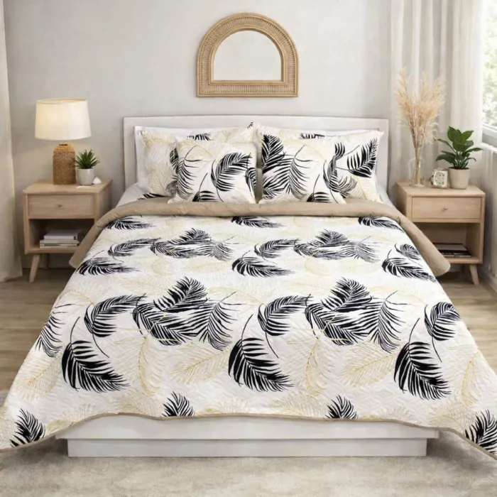 Sobrecama Deko Camel Palm
