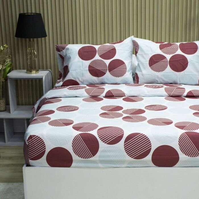 Juego de Sabanas Cherry Dot 144 hilos 2