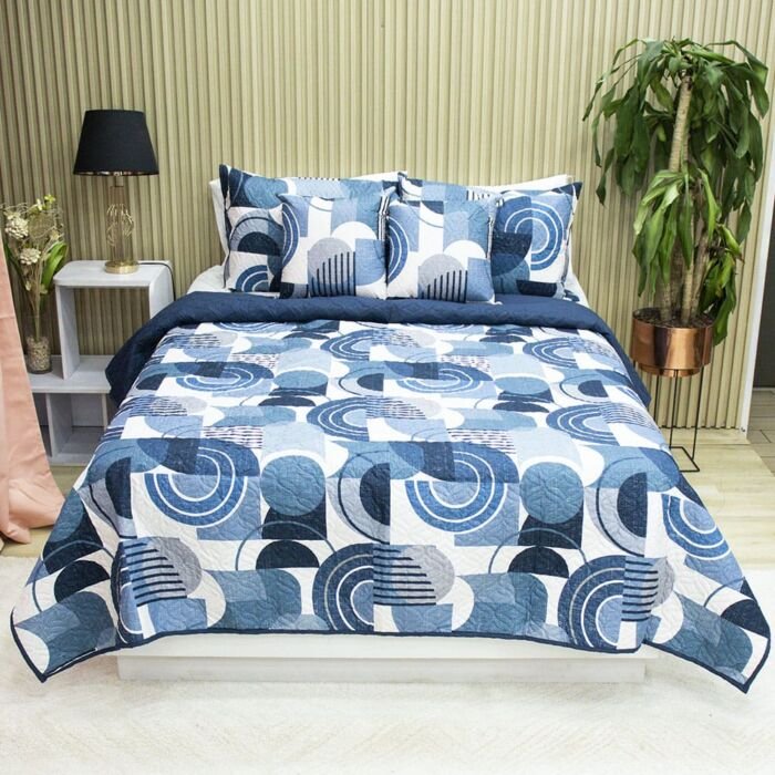 Sobrecama Deko Blue Motion 1