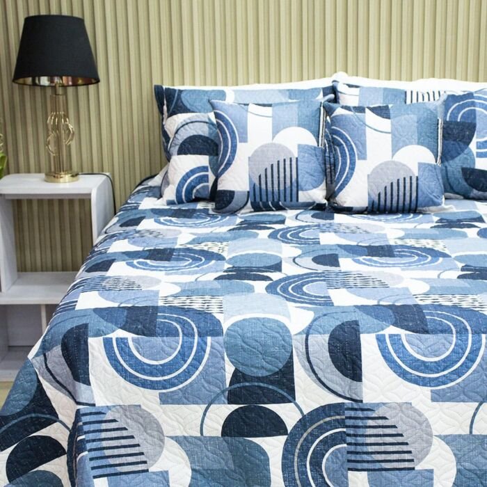 Sobrecama Deko Blue Motion 5