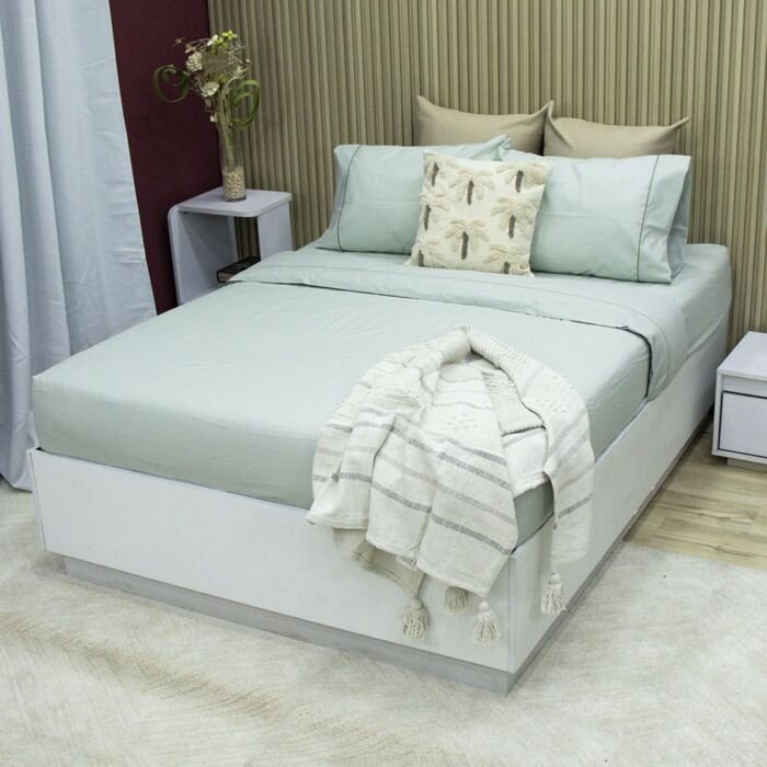 Juego de Sabanas Esencial Fresh Breeze Unicolor 144 hilos 3