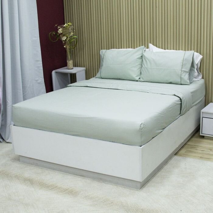 Juego de Sabanas Esencial Fresh Breeze Unicolor 144 hilos 4