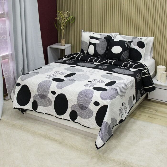 Sobrecama Deko Geometric Twist 1