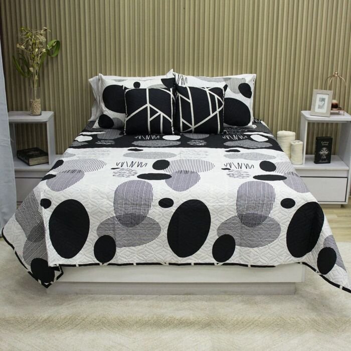 Sobrecama Deko Geometric Twist 4