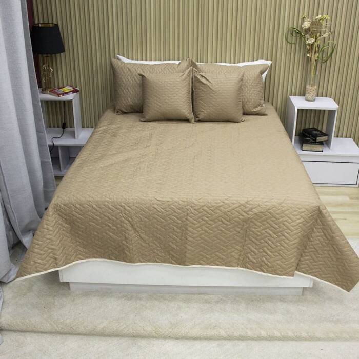 Sobrecama Deko Champagne Luxury 4