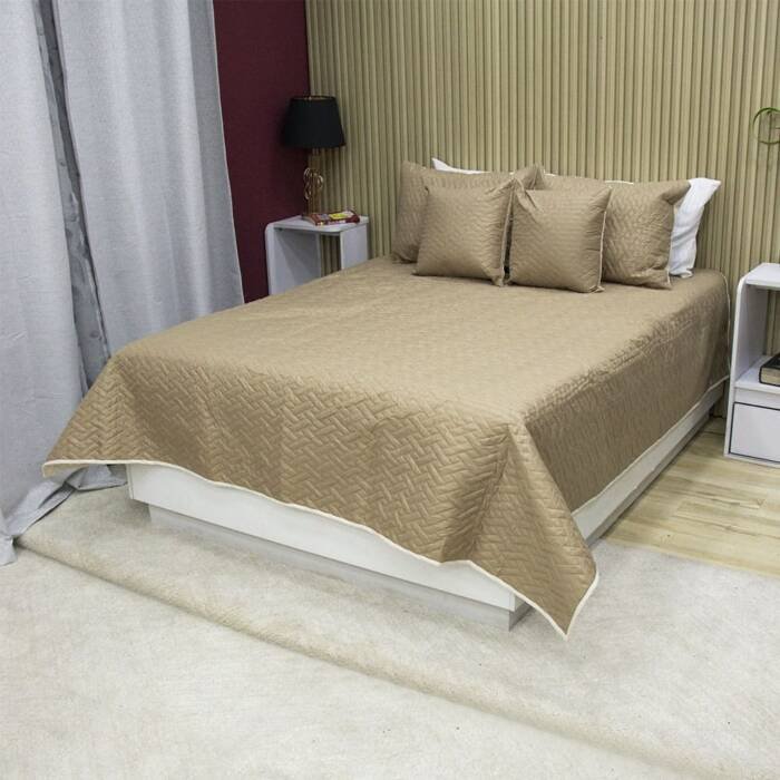 Sobrecama Deko Champagne Luxury 5