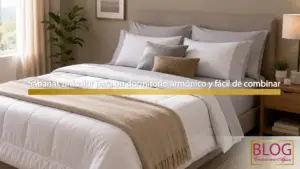 Sabanas unicolor para un dormitorio armonico y facil de combinar