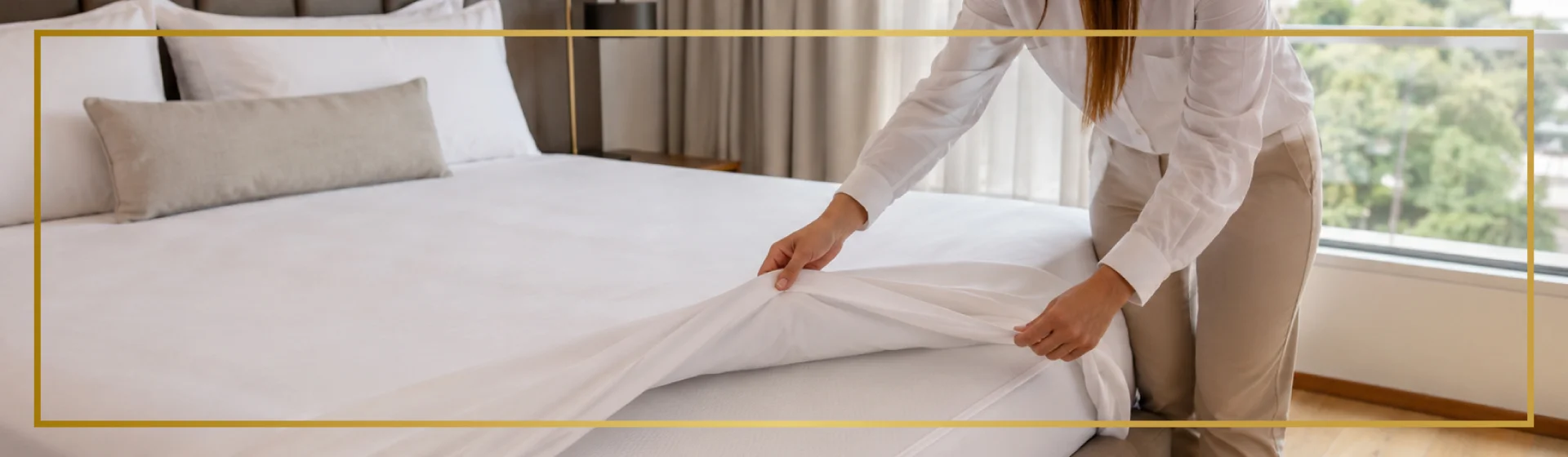 lavado frecuente protectores de colchon hoteleros
