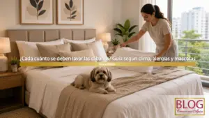 cada cuanto lavar las sabanas cama limpia colombia