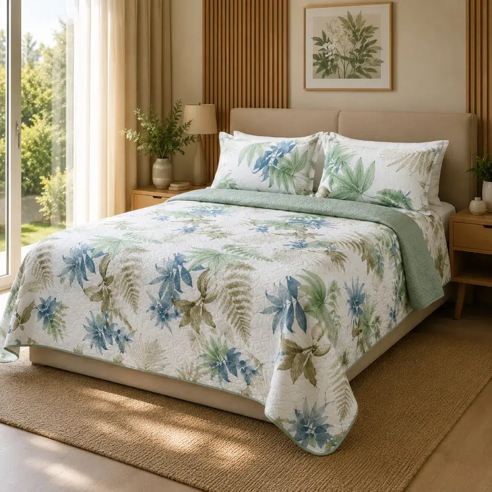 sobrecama-becorat-botanic-breeze sobrecama becorat botanic breeze
