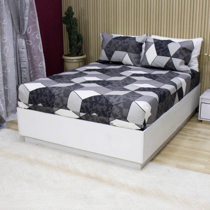Edredón Ajustable Rombo Black 3D