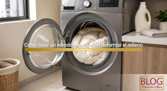 como-lavar-un-edredon-revisar-etiqueta-cuidado